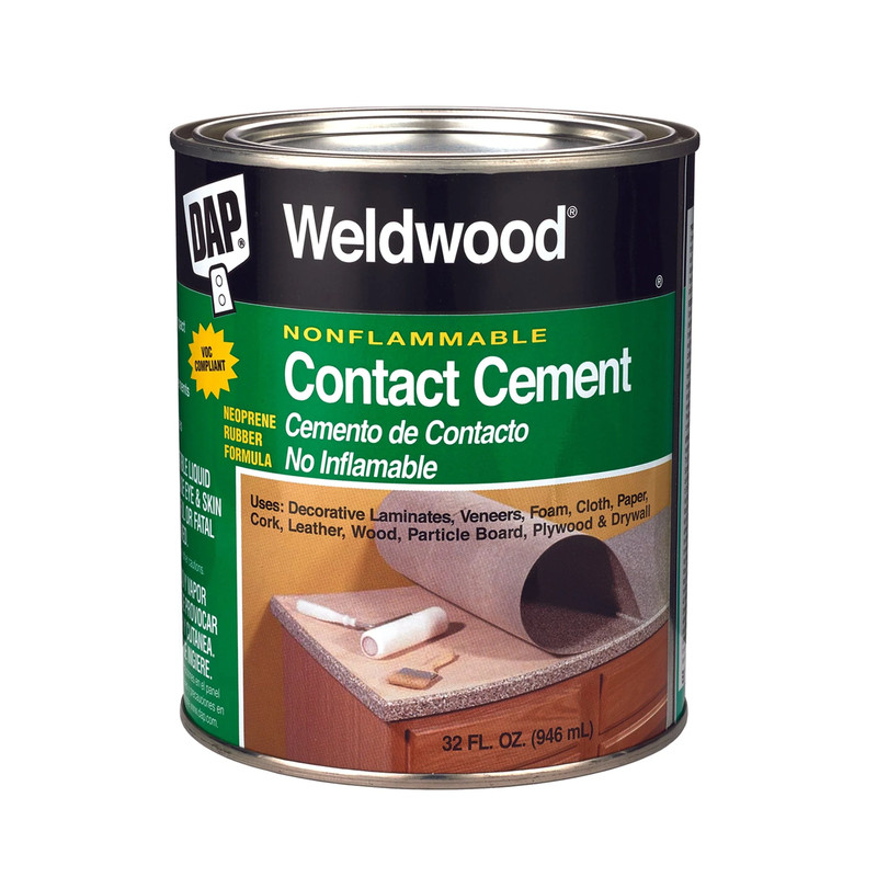 Contact Cement - Quart - Features:Nonflammable